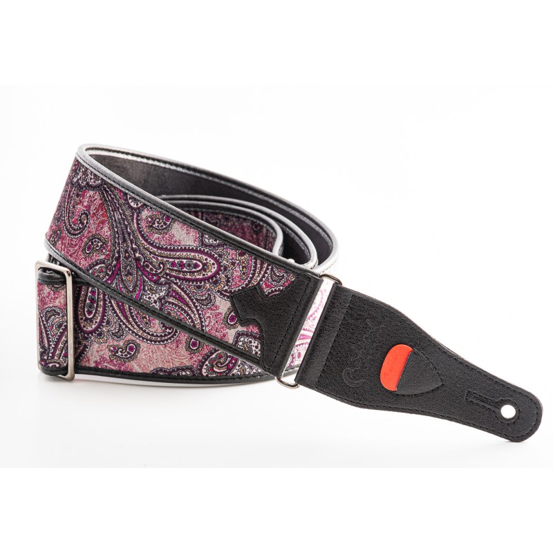 RightOn Straps J-paisley Velvet Burgundy