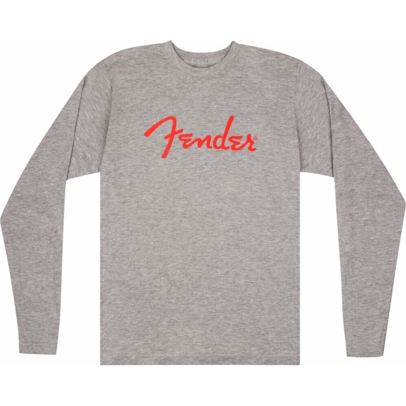 Fender T-Shirt Spaghetti L/S Heather Gray XL