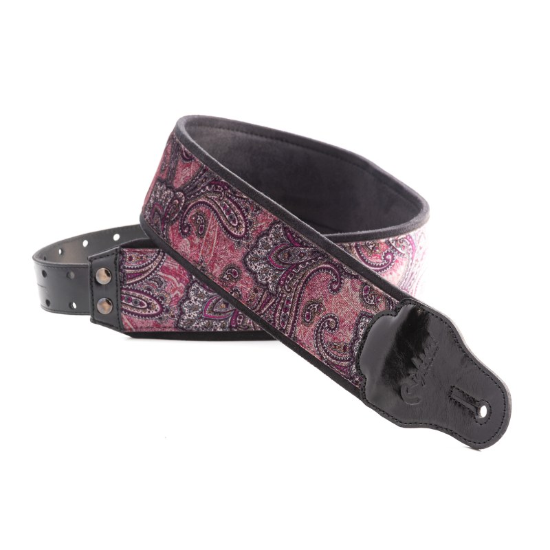 RightOn Straps T-paisley Velvet Burgundy