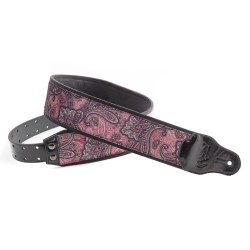 RightOn Straps T-paisley Velvet Burgundy