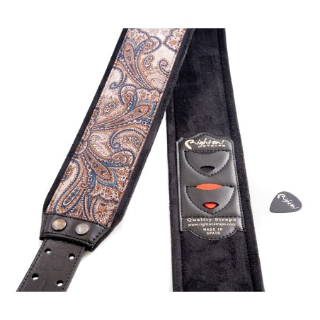 RightOn Straps J-paisley Velvet Red