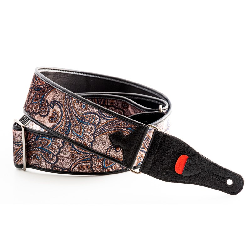 RightOn Straps T-paisley Velvet Brown