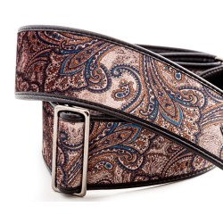 RightOn Straps T-paisley Velvet Brown