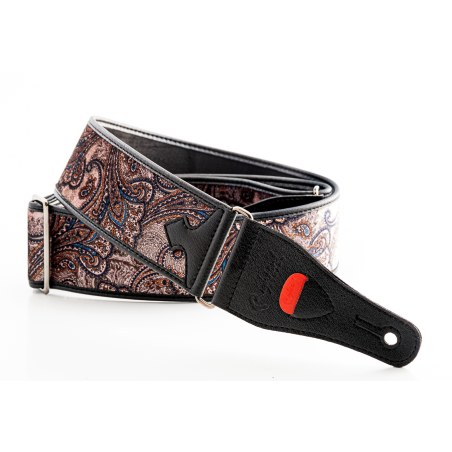 RightOn Straps T-paisley Velvet Brown