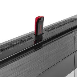 Audizio Tours Compact Stereo System Black