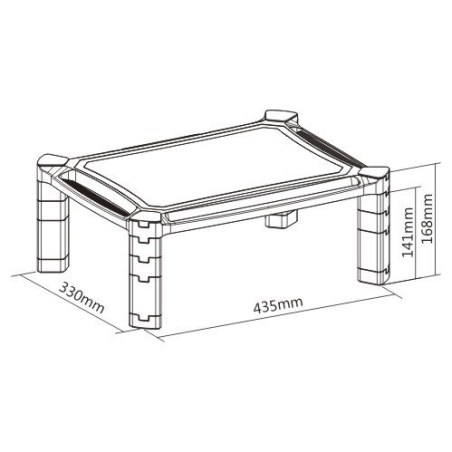 Audizio AMR10 Adjustable Monitor Riser