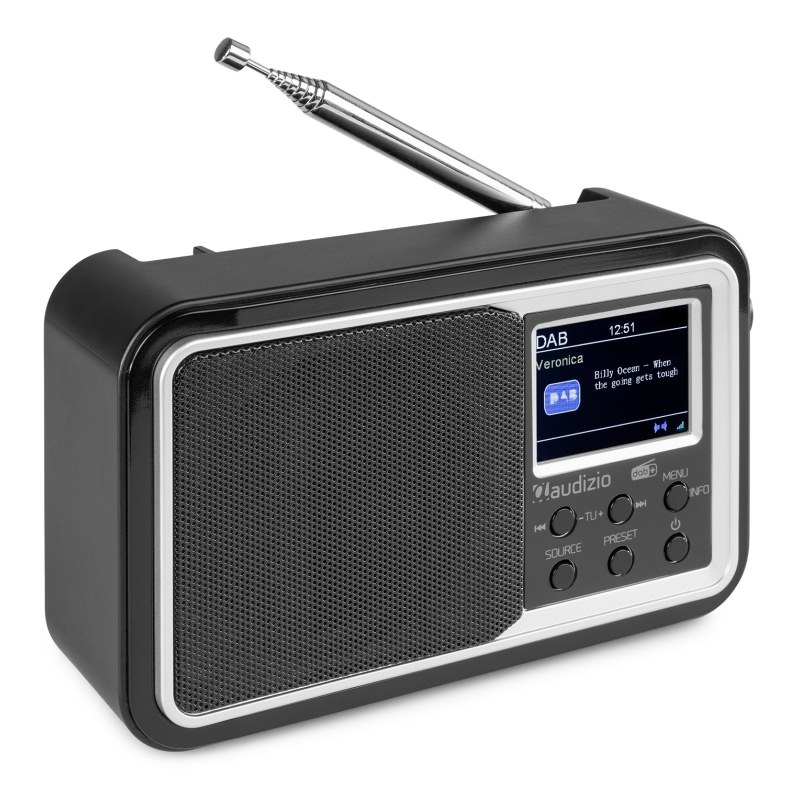 Audizio Parma Portable Dab+ FM Black