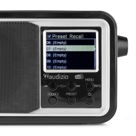 Audizio Parma Portable Dab+ FM Black