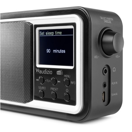 Audizio Parma Portable Dab+ FM Black