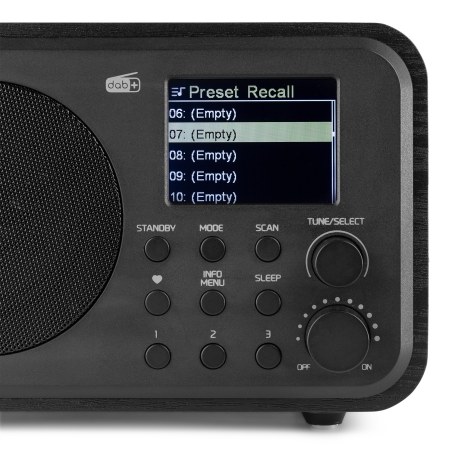 Audizio Milan Dab+ Radio FM Black