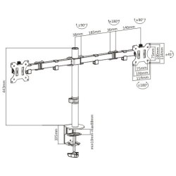 Audizio MAD20 Double Monitor Arm