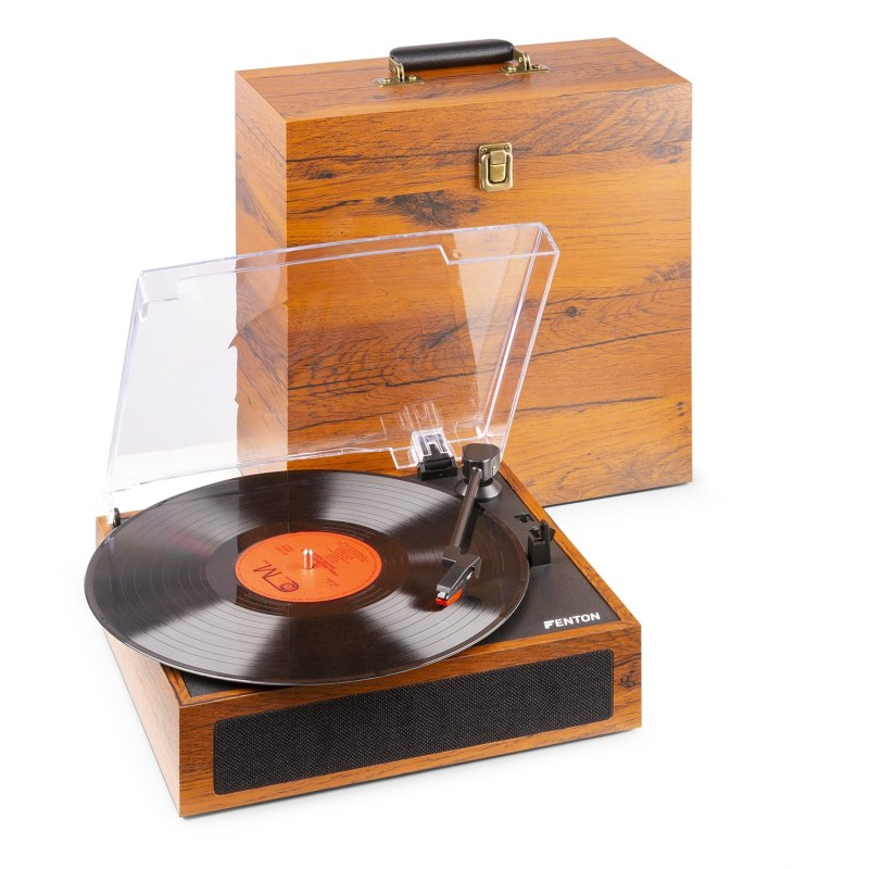 Fenton RP170L Record Player+ Case Wood