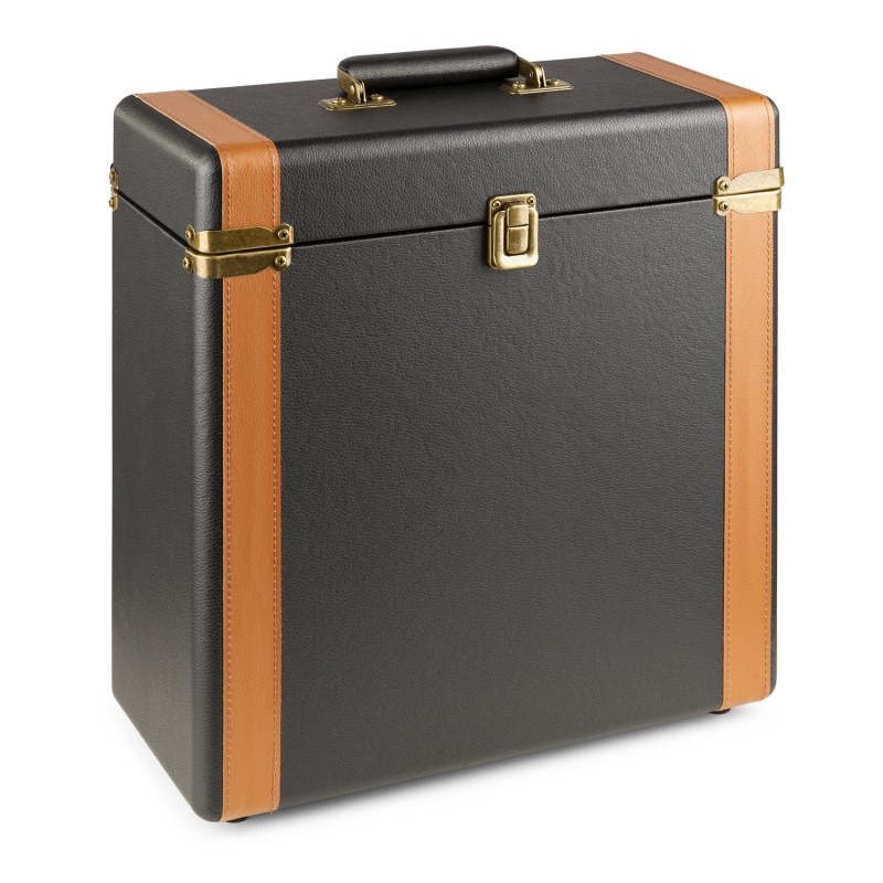 Record Case Front Fenton RC35 Vinyl Record Case Black - Custodia per vinili