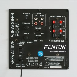Fenton SHFS08W Active Subwoofer White