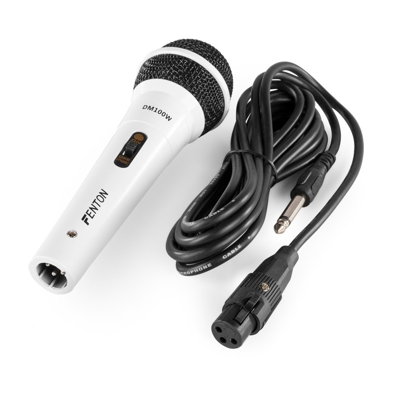 FENTON DM100 Dynamic Micro XLR White