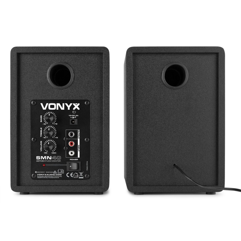 VONYX SMN40W Active Studio Monitor White