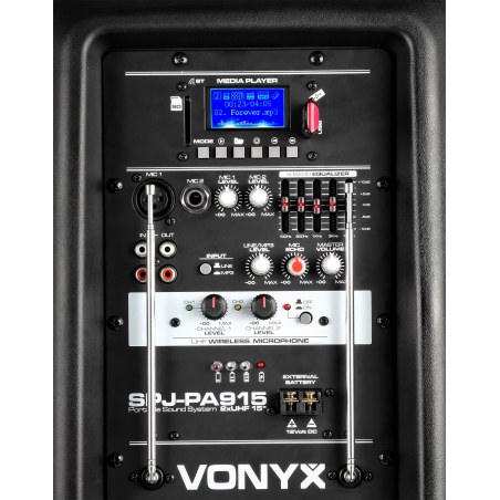 VONYX SPJ-PA915 Mobile Amp ABS