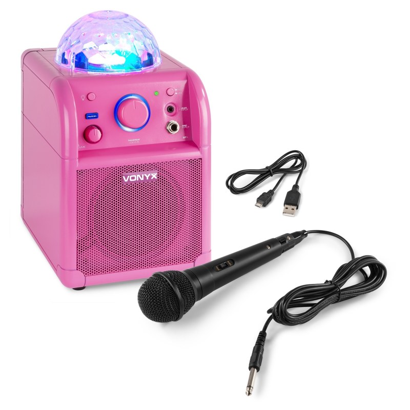 VONYX SBS50P Karaoke Microphone Pink