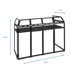 VONYX DB5 Pro Dj Aluminium Booth large