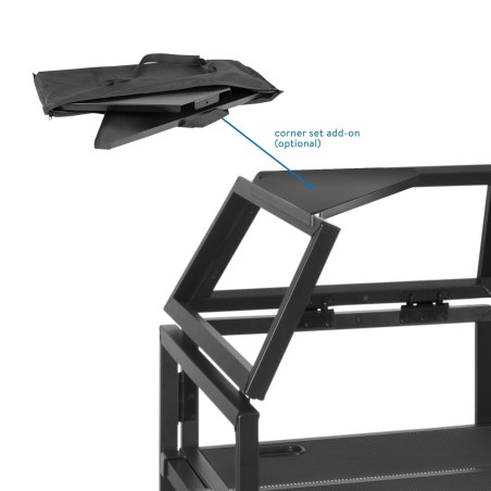 VONYX DB5 Pro Dj Aluminium Booth large