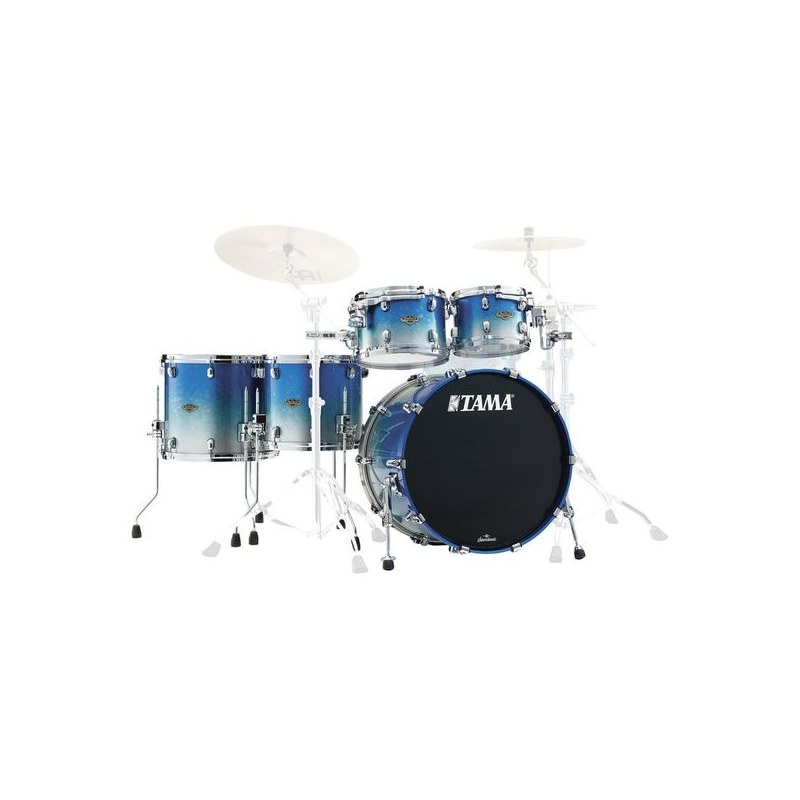 TAMA Starclassic Walnut/Birch 22" Molten Blue Ice Fade WBS52RZS-MBI