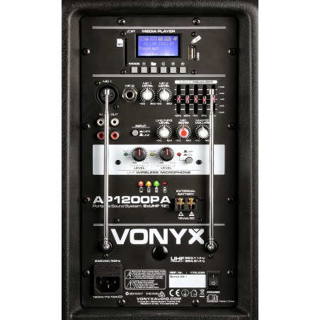 VONYX AP1200PA Mobile Amplifier 12"