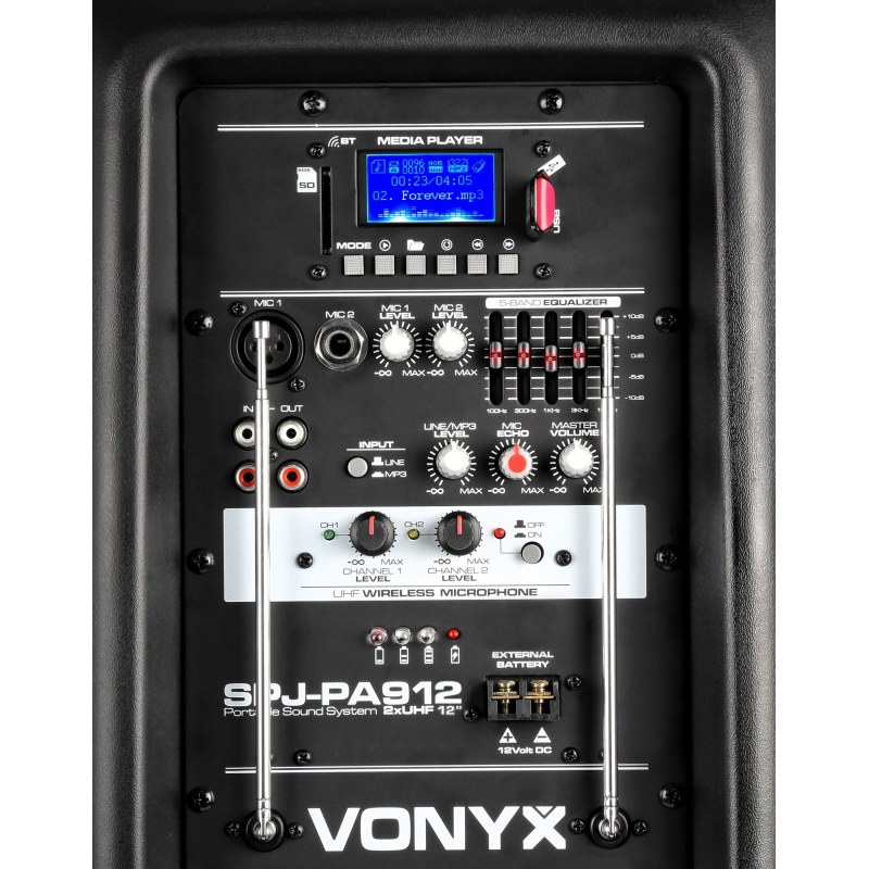 VONYX SPJ-PA912 Mobile Amplifier ABS