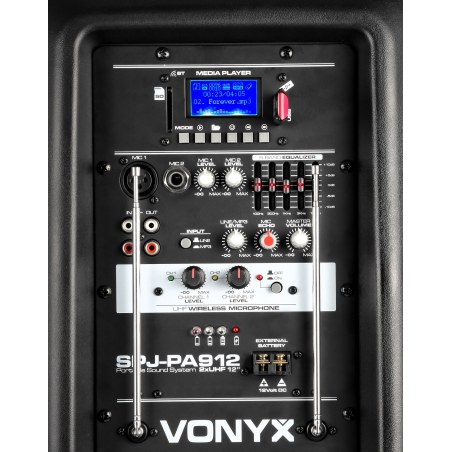 VONYX SPJ-PA912 Mobile Amplifier ABS
