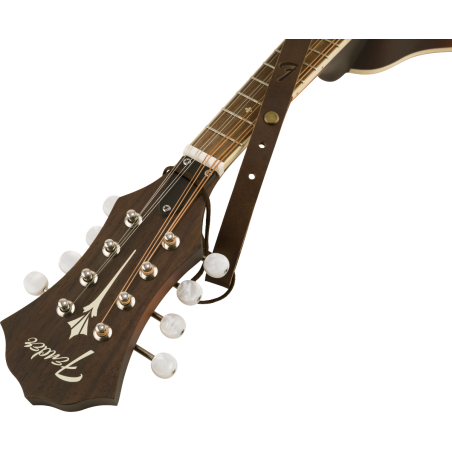 Fender Paramount Mandolin Leather Strap Brown