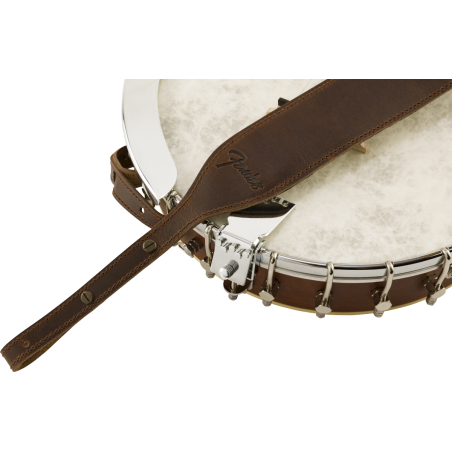 Fender Paramount Banjo Leather Strap Brown