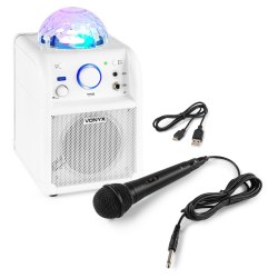 VONYX SBS50W Karaoke Mic Led White