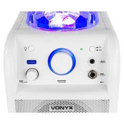 VONYX SBS50W Karaoke Mic Led White
