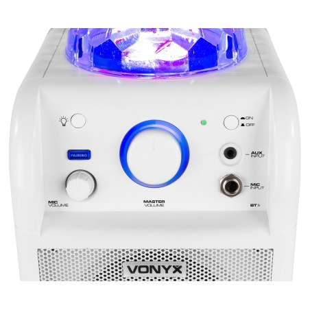 VONYX SBS50W Karaoke Mic Led White