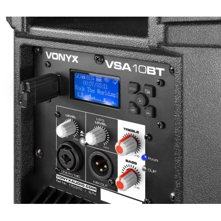 VONYX VSA10BT Bi-amplified Active Speaker 500W