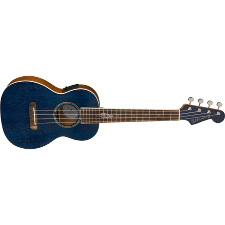 Fender Dhani Harrison Uke WN Sapphire Blue
