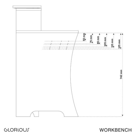 Glorius Workbench Driftwood