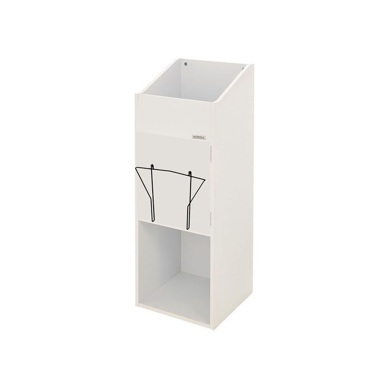 Glorious Record Box Display Door White