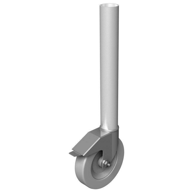 Power Dynamics 750RLW Stage Round Leg Wheel + Brake 40 cm