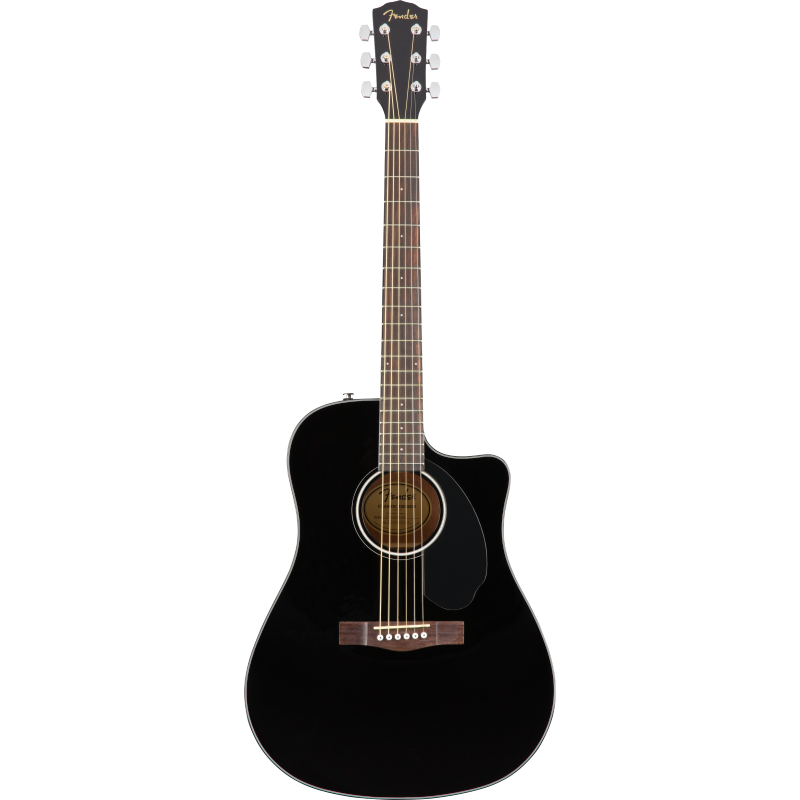 Fender CD-60SCE Dreadnought WN Black