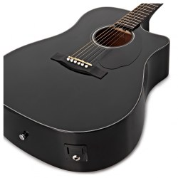 Fender CD-60SCE Dreadnought WN Black