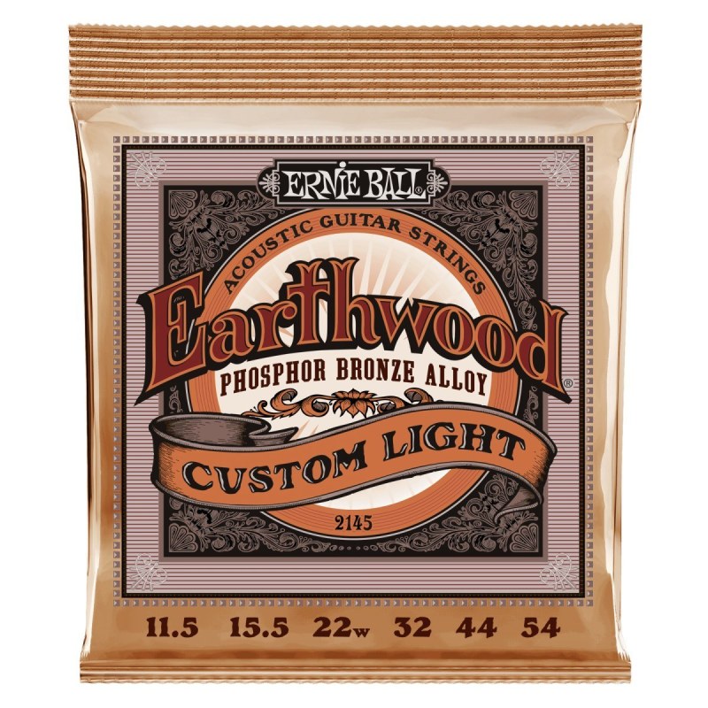 Ernie Ball 2145 Earthwood Phosphor Bronze 11.5-54