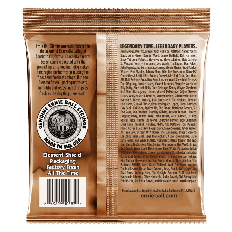 Ernie Ball 2145 Earthwood Phosphor Bronze 11.5-54