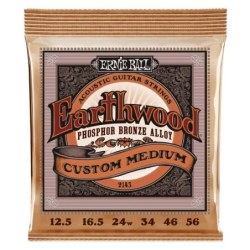 Ernie Ball 2143 Earthwood Phosphor Bronze 12.5-56