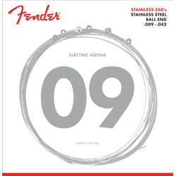 Fender 350L Stainless Steel Ball End .009-.042