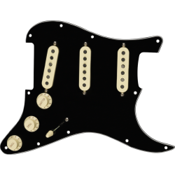 Fender Pre-Wired Pickguard Strat Tex-Mex SSS BK