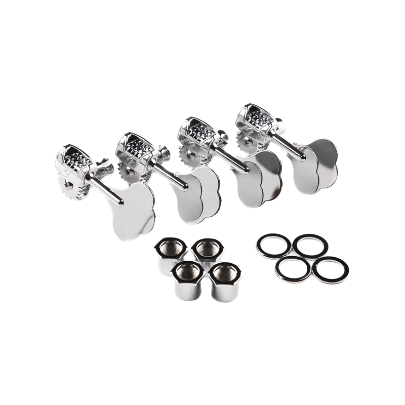 Fender Deluxe F Stamp Bass Tuning Machines Chrome