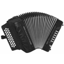 Hohner El Rey Del Vallenato Black