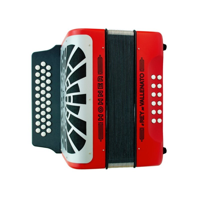 Hohner El Rey Del Vallenato Rosso Silver