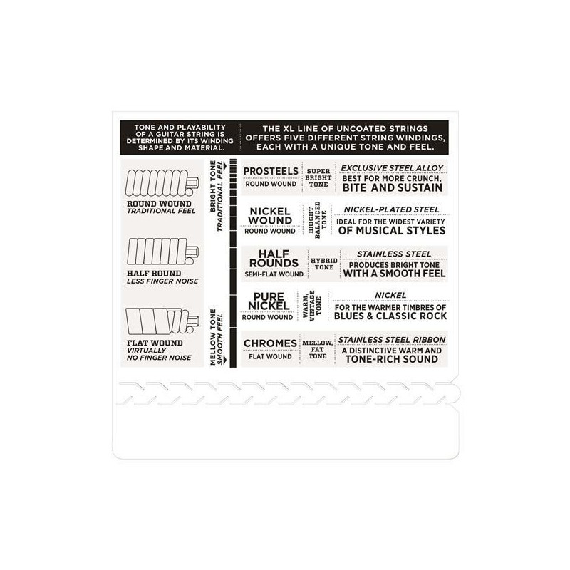 D'Addario EXL116 Med Top/Heavy BTM 11-52