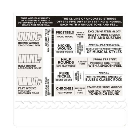 D'Addario EXL116 Med Top/Heavy BTM 11-52